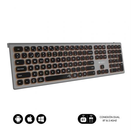 Teclado Subblim Master | Cinza e Preto