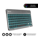Teclado compacto Subblim Smart com retroiluminação| cinza
