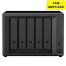 NAS Synology Diskstation DS1522+ | 5 baias 3,5'- 2,5' | 16 GB DDR4 | Formato Torre
