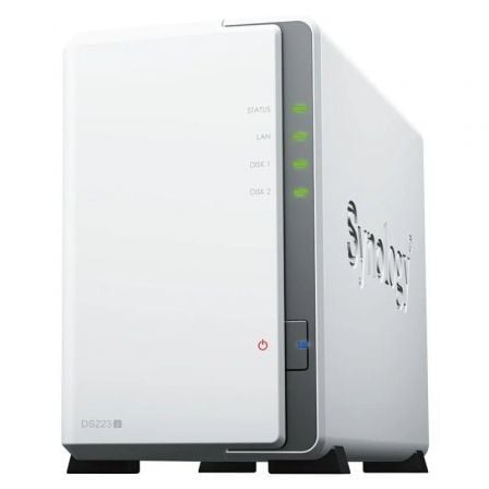 Synology Diskstation DS223J NAS | 2 baias 3,5'-2,5' | 1GB DDR4 | Formato Torre