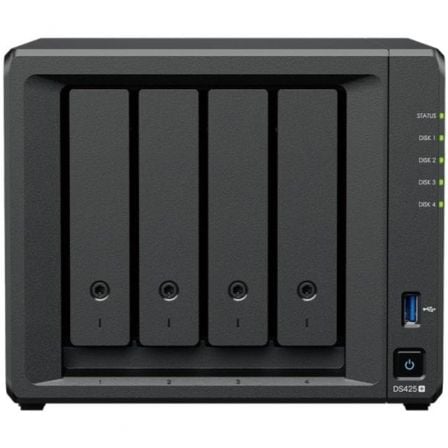 Synology Diskstation DS425+ NAS | 4 baias 3,5'- 2,5' | 6 GB DDR4 | Formato Torre