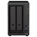Synology Diskstation DS723+ NAS |  2 baias 3,5'- 2,5' |  2 GB DDR4 |  Formato Torre