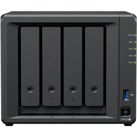 Synology Diskstation DS925+ NAS | 4 baias 3,5'- 2,5' | 4 GB DDR4 | Formato Torre
