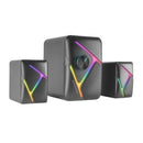 Mars Gaming MS-H21 | 35W | 2.1 | Caixas de som pretas