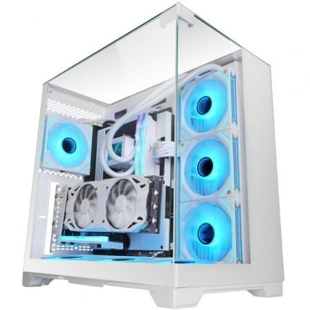 Caixa Gaming Mars Gaming MC-VISION Minitower  | Branca