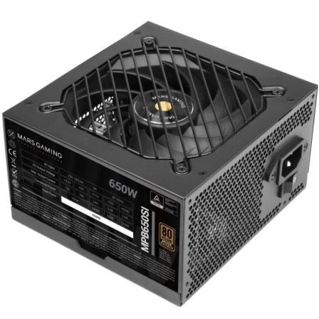 Mars Gaming MPB650SI | 650 W | Ventoinha de 12 cm | Bronze 80 Plus