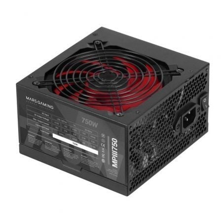 Mars Gaming MPIII750| 750 W| Ventilador de 12 cm