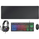 Pack Mars Gaming MCP-RGB3 | Teclado RGB + Rato óptico + MousePad XXL + Auriculares