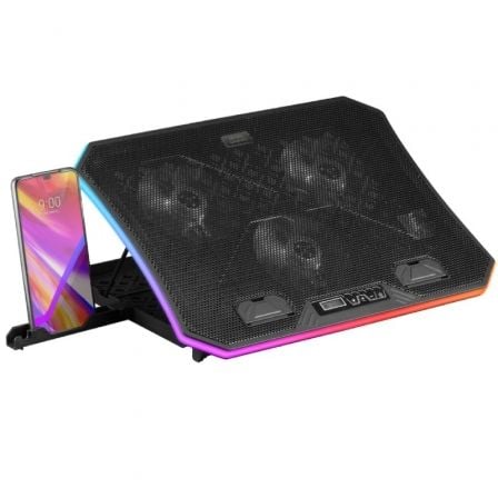 Suporte de refrigeração Mars Gaming MNBC6 para laptops até 19''  | Iluminação LED