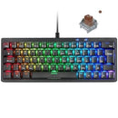 Teclado mecânico Mars Gaming MKMINIPRO | marrom | Preto