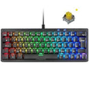 Teclado mecânico Mars Gaming MKMINIPRO   |  Interruptor amarelo