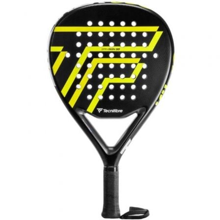 Raquete de Paddle Tecnifibre Wall Breaker 360  | Amarela e Preta