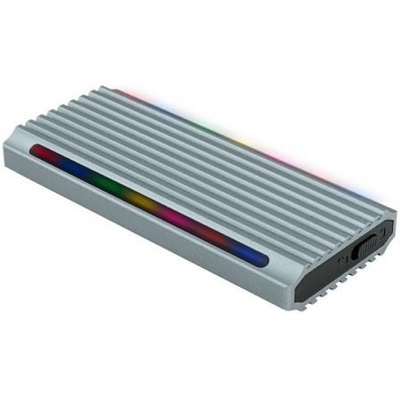 Caixa externa TooQ TQE-2221G para M.2 NVMe | USB 3.1 Gen2 | Sem parafusos