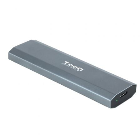 Caixa externa TooQ TQE-2223G para unidade NVMe M.2   |  USB 3.2   |  sem parafusos