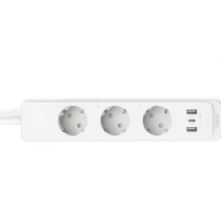 TP-Link Tapo P300 | 3 tomadas | 2 USB tipo A | 1 USB tipo C | WiFi | Branco