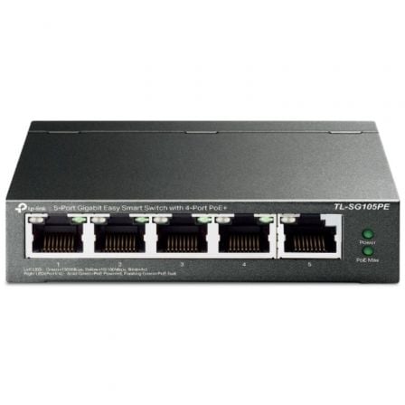 TP-Link TL-SG105PE 5 Portas   |  RJ-45 10   |  100   |  1000 PoE