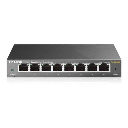 TP-Link TL-SG108E 8 Portas   |  RJ-45 10   |  100   |  1000