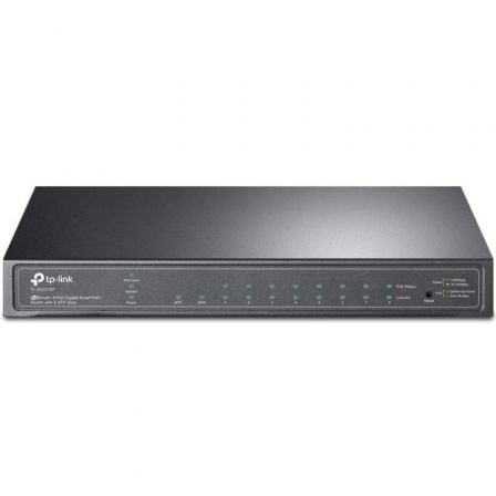 TP-Link TL-SG2210P 10 Portas   |  RJ-45 10   |  100   |  1000 PoE   |  SFP