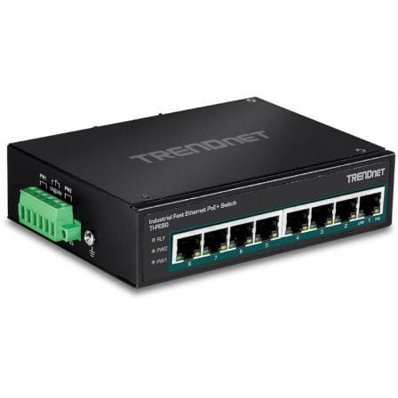 TRENDnet TI-PE80 8 portas | RJ-45 Gigabit 10   |  100 PoE