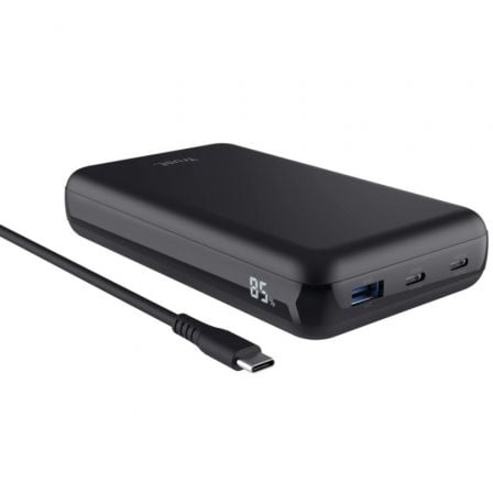 Banco de energia Trust Laro 20000mAh   |  100W   |  compatível com laptops