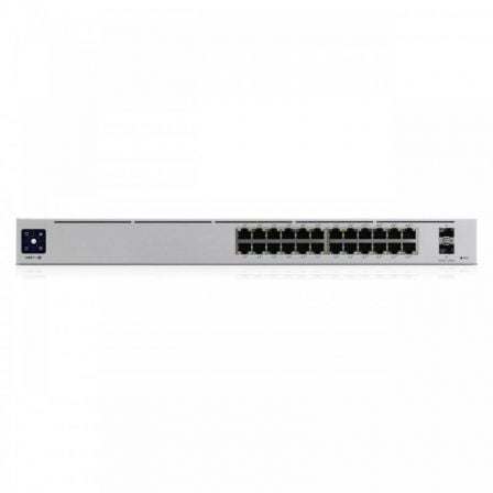 Gerenciado Ubiquiti USW-PRO-24-POE 24 Portas   |  RJ-45 Gigabit 10   |  100   |  1000   |  SFP   |  PoE
