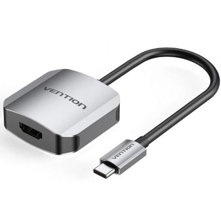 Vention TDEHB | Conversor USB Tipo C Macho - HDMI Fêmea | 15 cm | Prata