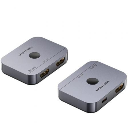 Vention AKPH0 8K HDMI 2.1 Comutador bidirecional HDMI fêmea/USB-C fêmea - 2x HDMI fêmea