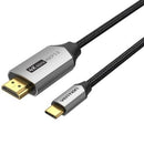 Cabo conversor Vention CRBBG 4K HDMI 2.0 | USB tipo C macho - HDMI macho | 1,5 m | preto