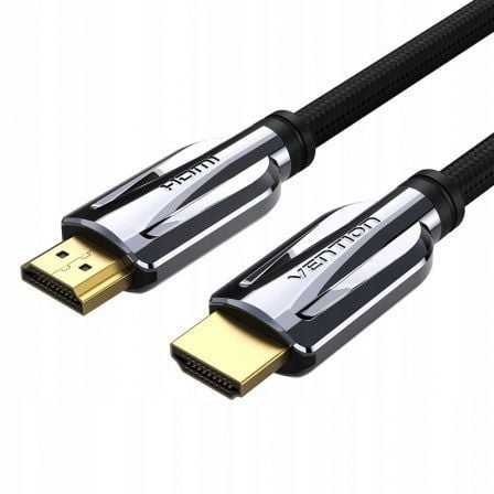 Cabo Vention AALBI 8K HDMI 2.1 | HDMI Macho - HDMI Macho | 3m | Cinza e Preto