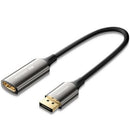 Cabo conversor Vention HFNBC  |   DisplayPort macho - HDMI fêmea  |   25 cm  |   preto