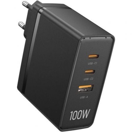 Carregador de parede Vention GaN FEGB0-EU | 2xUSB Tipo C | 1xUSB | 100W