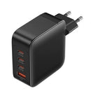 Carregador de parede GaN Vention FEIB0-EU | 3xUSB Tipo C + Cabo USB Tipo C | 1xUSB | 140 W