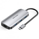 Docking USB Tipo C Vention TOFHB | 1xHDMI | 3xUSB | 1xUSB Tipo C | 1xUSB Tipo C PD