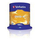 DVD-R Verbatim Advanced AZO 16X | Tub-100 unidades