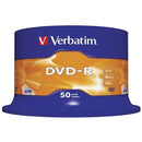 DVD-R Verbatim Advanced AZO 16X | Tub-50 unidades