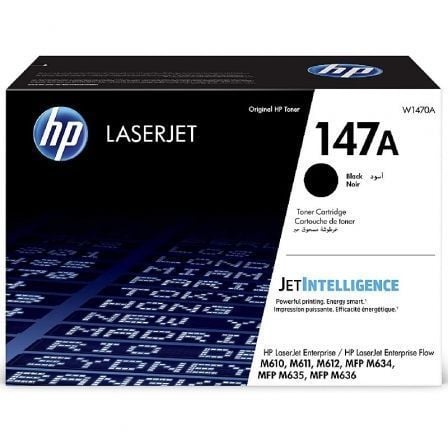 Toner HP original nº 147A | Preto