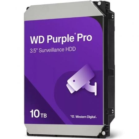 Western Digital WD Purple Pro Surveillance 10 TB | 3,5' | SATA III | Disco Rígido de 512 MB