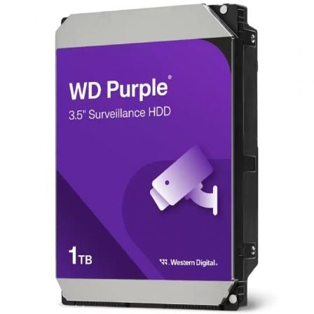 Western Digital WD Purple Surveillance 1 TB | 3,5' | SATA III | Disco Rígido de 64 MB