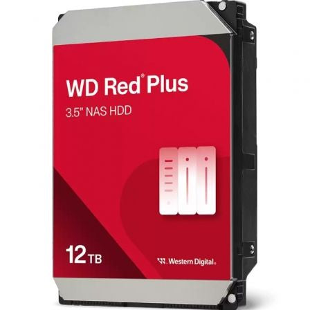 Western Digital WD Red Plus NAS 12 TB | 3,5'' | SATA III | Disco Rígido de 256 MB