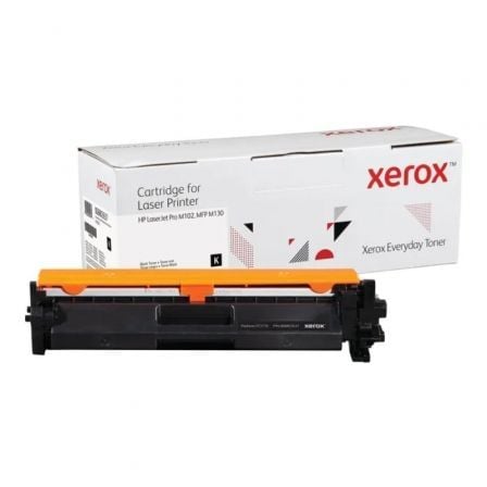 Toner compatível Xerox 006R03637 para HP CF217A | 1600 páginas | preto