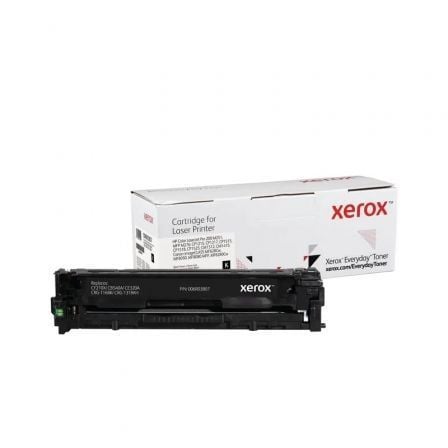 Toner compatível Xerox 006R03807 compatível com HP CF210X | CB540A | CE320A | CRG-116BK | CRG-131BKH | 2400 páginas | Preto