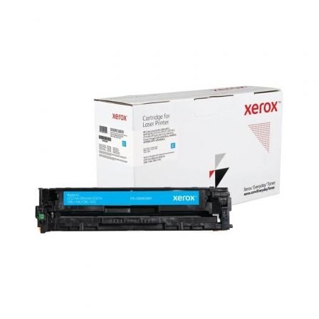 Toner compatível com Xerox 006R03809 compatível com HP CF211A | CB541A | CE321A | CRG-116C | CRG-131C | 1800 páginas | Ciano