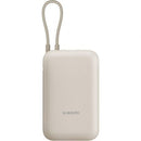 Powerbank 10000mAh Xiaomi Power Bank Cabo Integrado | 22,5W | Bege