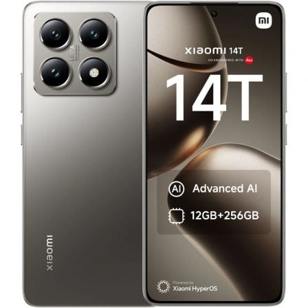 Xiaomi 14T 12GB | 256GB | 6.67' | 5G | Cinza