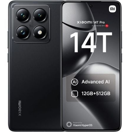 Xiaomi 14T Pro 12GB | 512GB | 6.67' | 5G | Preto Titânio