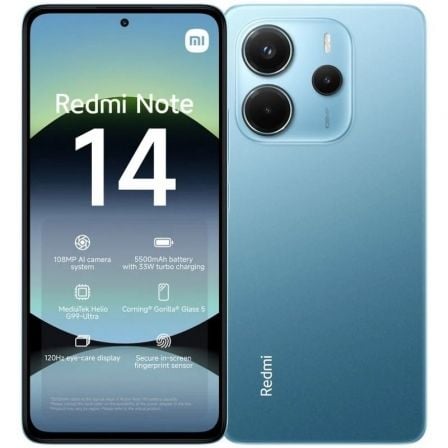 Xiaomi Redmi Note 14 8GB | 256GB | 6,67' | Azul