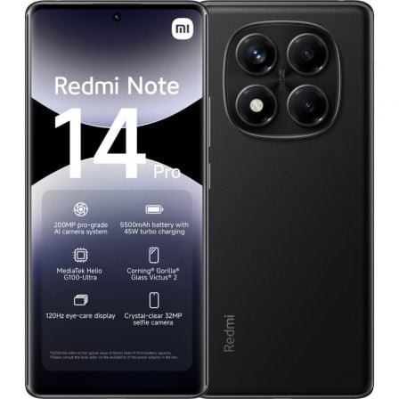 Xiaomi Redmi Note 14 Pro 8GB | 256GB | 6,67' | Preto Meia-Noite